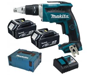 Makita Visseuse sans fil Li-ion LXT 18V/5.0Ah, Makpac DFS452RTJ
