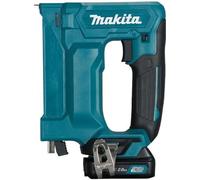 Makita Zszywacz 12V CXT ST113DWAJ 1x2,0Ah - Agrafeuse électrique portable, pour un usage privé et professionnel, haute performance et design compact.