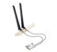 MAKIVI de Bureau WiFi 6E pour Carte WiFi AX210 Bluetooth 5.2 802.11Ax 2.4Ghz / 5Ghz AX210NGW Adaptateur Wi-FI 6 avec Antenne