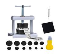 MAKIVI Kit D'Outils de Pressage de Montre, Utilisé pour Fermer Le Couvercle ArrièRe de la Montre, Remplacer la Batterie de la Montre, Adapté Aux Kits de RéParation de Montre
