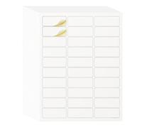MakMeFre 2.54×6.66cm Étiquettes d'adresse,étiquettes d'expédition blanches mates imprimables pour imprimantes laser et jet d'encre(50 feuilles/1500 étiquettes)