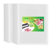 MakMeFre 200µm 15x25cm(200 sacs) Sacs sous vide professionnels pour toutes les machines à emballer sous vide et les appareils de mise sous vide alimentaire