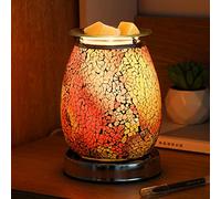 Makmioo Brûleur de Cire électrique, Parfum d'intérieur, brûleur à Huile, Chauffe-Cire, Lampe à Huile de veilleuse pour la décoration de la Maison (Multicolore)