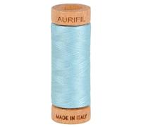 Aurifil Fil de coton mako 80 wt, gris clair turquoise