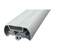 Mako Joint d'étanchéité aimanté avec bande magnétique pour réfrigérateur Gris Grand format R 2000 mm