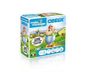 Mako Moulages - 1 Moule Obélix - Kit Collector - Coffret de Loisirs Créatifs - Moulage Obélix en Plâtre à Peindre - Moule Réutilisable - Made in France - Univers Bd Astérix - Dès 5 ans - 39090