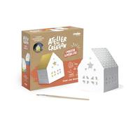 Mako Moulages - Atelier de création - 1 Maison Lumineuse - Kit de Loisir créatif - Fabriquez Vos Objets - Moment de détente et d'évasion - A partir de 14 Ans - Fabriqué en France - 39122