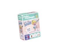 mako moulages - La Fillette et son Hamster - Dès 5 ans | Loisir créatif - Plâtre à peindre - Fabriqué en France - Figurine kawaii et moule latex - 39126