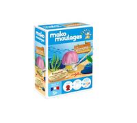 mako moulages - La méduse - kit de Loisirs créatif - plâtre et Peinture Gouache - 5 Couleurs pour la Personnalisation - Made in France - pour Enfant des 5 Ans - 39102