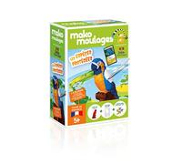 mako moulages - Les Espèces Protégées Ara Bleu - Dès 5 ans | Loisir créatif - Plâtre à peindre - Made in France - 4 pots de peinture inclus - 39085