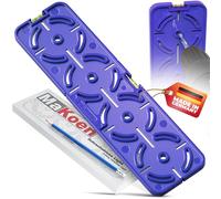MaKoen Gabarit de perçage pour prises, boîtes d'interrupteur, espacement de 71 mm, niveau à bulle intégré, bleu