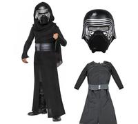 Makoike Costume de Kylo Ren pour enfants avec masque noir pour carnaval, Halloween, cosplay