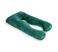 MAKOSAS Housse de Coussin Confort - Taie d'oreiller Ergonomique Douce pour Un Sommeil Confortable - Coton hypoallergénique et Respirant | Peluche - Vert