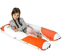 MAKOSAS Oreiller Enfant 4-12 Ans | Ergonomique U-Forme | Fabriqué en Europe | Oreiller Junior Renard