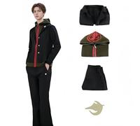 Makoto Naegi Costume de cosplay, tenue de costumade amie de Kyoko Kirigiri, ensemble veste et pantalon pour Halloween (noir, taille XS)