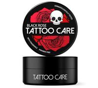 Makra Black Rose Tattoo Care - Baume Soin & Raviveur pour Tatouages - Hydrate, Protège, Ravive les Couleurs - Pour Tatouages Nouveaux et Anciens - 35g
