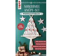 Makramee Knüpf-Set Weihnachtsbaum: Anleitung und Material für einen Weihnachtsbaum zum Selberknüpfen