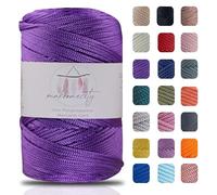 Makromecity Fil macramé - 2 mm x 230 m - En polyester de qualité supérieure - Fil en polypropylène - Pour travaux manuels, décorations de maison, assiettes de table, sac à main, attache-tétine