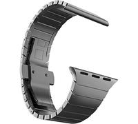 MaKTech Bracelet à Maillons à Acier Inoxydable Métallique Compatible avec Applee iWatch Série 10/9/Ultra 2/SE/8/7[2024] (Zone Grise)