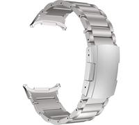 MaKTech Bracelet en Titane,Bracelet Métallique avec Connecteur sans Interstice,pour Samsung Galaxy Watch Ultra 47mm [2025]/[2024] (Argent)