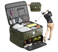 Makuei Organisateur d'accessoires de golf pour voiture - Idéal pour ranger brosses, tees, balles, répare-pitch, vêtements et autres accessoires - Cadeau de golf parfait