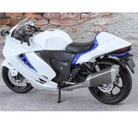 MAKUTU Modèle réduit de moto Modèle Réduit De Moulé Sous Pression À L'échelle 1:9, En Alliage, Jouet Collection, Moto Tout-terrain, Pour SUZUKI Pour HAYABUSA(White)