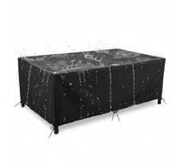 MaKYSS Housse de Table de Jardin Imperméable - Protection Extérieure Anti-UV Résistante aux Intempéries | Bâche pour Mobilier de Jardin Oxford 600D Renforcé, Taille Universelle - Livraison Rapide