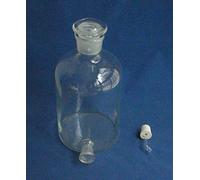 MAL-2500 Flacon d'aspiration en verre borosilicaté de 2500 ml avec sortie for tube et bouchon de terre