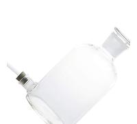 MAL-5000 Flacon d'aspiration en verre borosilicaté de 5000 ml avec sortie for tube et bouchon de terre