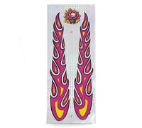 mal crne FLAMME Feu Style Vinyl Autocollants Décoration porte corps voiture rouge jaune