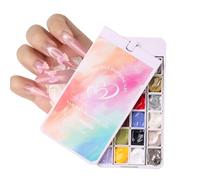 Mal-Ongles Gel - 24 de base pigmentaires mates | Gel Pat Couleur pour ongles | Convient pour le modelage des ongles et la sculpture, la manucure, les débutants, les femmes, le stamping des