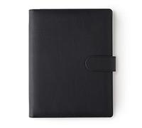 Mal Paper Couverture d'agenda, couverture de classeur à anneaux A5 - Couverture de planificateur personnalisable - Classeur à 6 anneaux en cuir PU - Classeur rechargeable