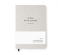 Mål Paper Journal de gratitude quotidien - Agenda à couverture rigide en coton | Carnet quotidien non daté de 6 mois avec affirmations, citations, manifestation, intentions et réflexion jour et nuit |