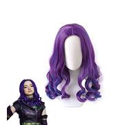 Mal perruque Cosplay Costume Descendants 3 résistant à la chaleur cheveux synthétiques femmes mode bouclés perruques carnaval fête perruques