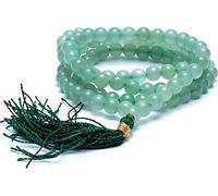 Mala aventurine de qualité AA 108 perles + sac -- 0.6 cm