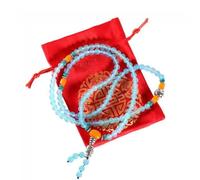 MALA BOUDDHISTE en AGATE BLEUE - 108 Perles de 6 mm