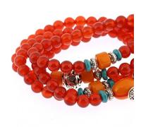 Mala Bouddhiste En Agate - Perles De 6 Mm