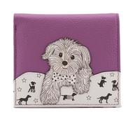 Mala Coco Puppy Porte-monnaie compact en cuir avec poche zippée pour pièces de monnaie 10 x 9 x 2,5 cm, violet, S, bifold