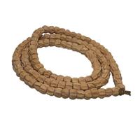 Mala de Rudraksha en perles naturelles pour la méditation et la prière - Bracelet et collier faits à la main pour la pleine conscience et l'intention, 9mm, Pierre, Pas de pierre précieuse