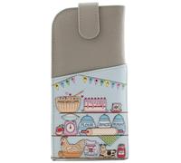 Mala Leather Bake Me Happy Collection Étui à lunettes en cuir 5201_19 Gris