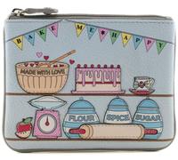 Mala Leather Bake Me Happy Collection Porte-Monnaie en Cuir Blocage RFID 4301_19 Gris