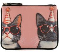 Mala Leather Cool Cats Petit porte-monnaie en cuir RFID 4330_39, Noir , Taille unique, Moderne