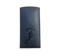 Mala Leather Étui à lunettes fin en cuir souple - football, rugby, pêche, golf, Rugby, taille unique