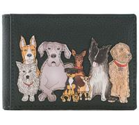 Mala Leather Kennel Crew 632_40 Porte-carte d'identité RFID, gris, M, Moderne