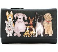 Mala Leather Kennel Crew Collection 3692_40 Portefeuille en cuir 3 volets RFID, gris, Taille unique