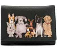 Mala Leather Kennel Crew Collection 3693_40 Petit portefeuille en cuir à trois volets RFID, gris, Taille unique, Moderne