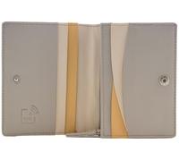 Mala Leather Kora Collection Petit portefeuille en cuir RFID 3700_45, gris, Taille unique, Moderne