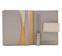 Mala Leather Kora Collection Petit portefeuille en cuir RFID 3702_45, gris, Taille unique, Moderne