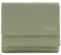 Mala Leather Kora Collection Petit portefeuille en cuir RFID 3703_45, Vert, Taille unique, Moderne