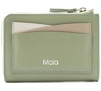 Mala Leather Kora Collection Porte-monnaie/porte-cartes avec porte-clés RFID 3699_45, Vert, Taille unique, Moderne